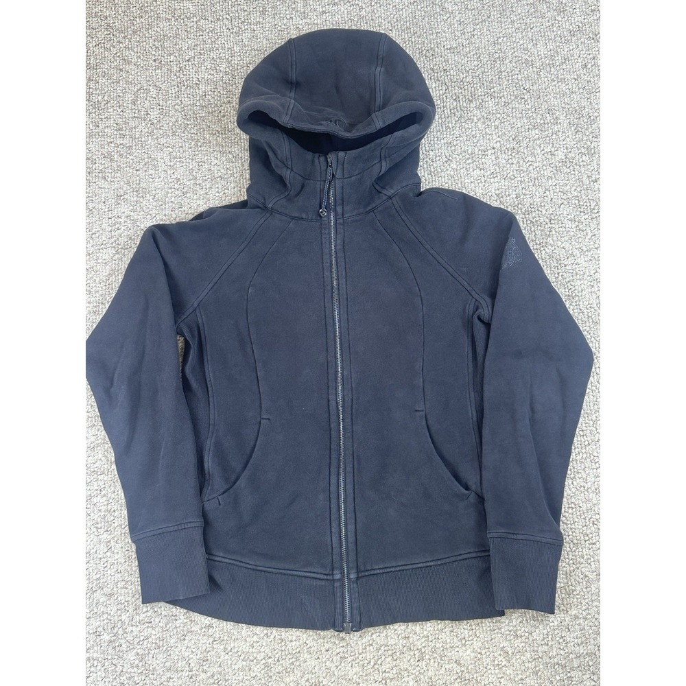 Lululemon Full Zip Hooded Sweat Jacket Women's Size Small Athleisure Gym Yoga